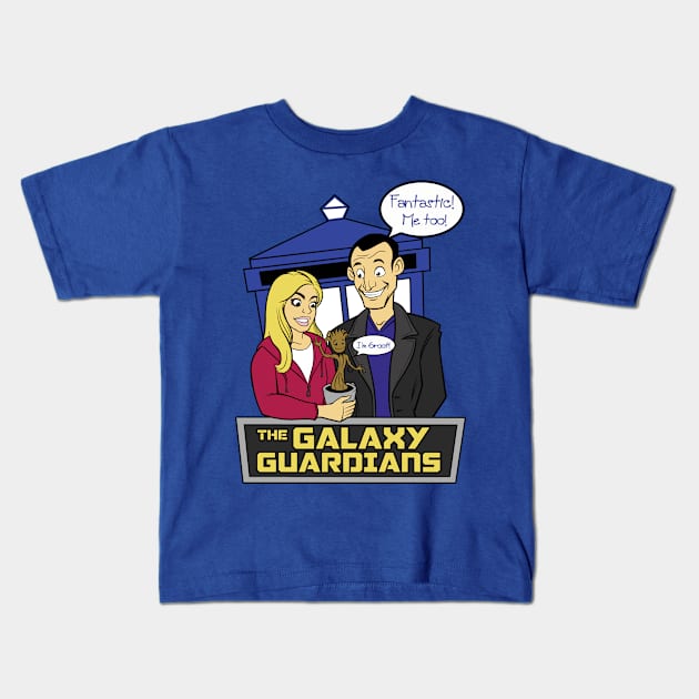 The Galaxy Guardians Kids T-Shirt by OfficeInk